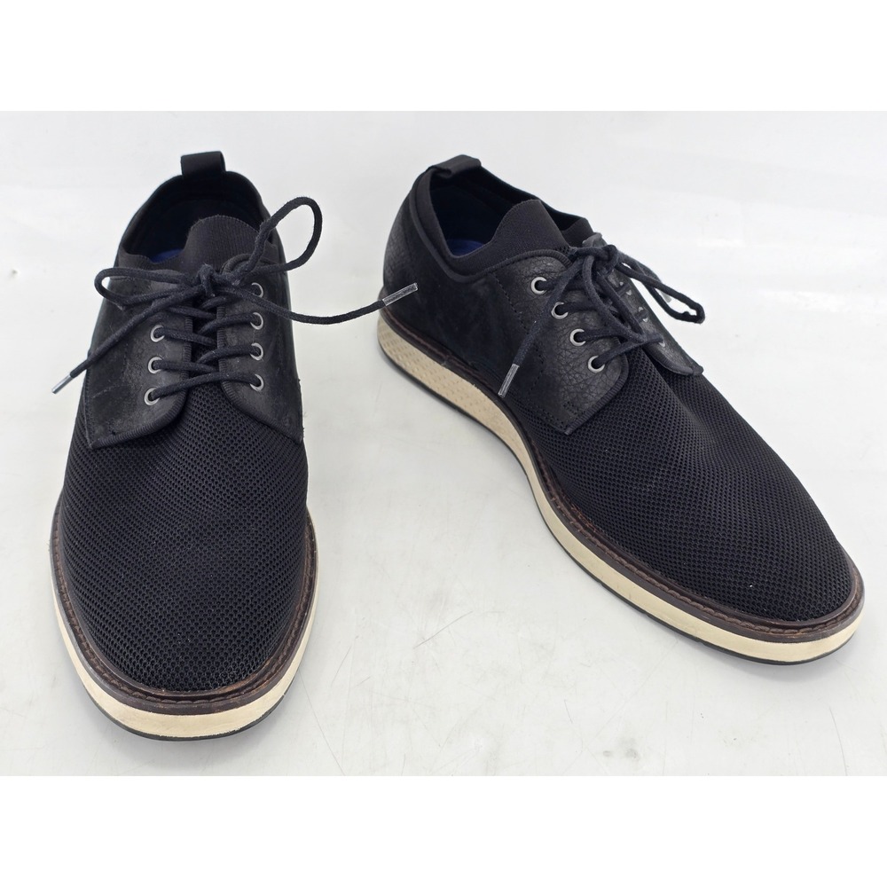 Vince Camuto Haze Oxford Mens 11M Black Mesh Leather Lace Up - Excellent